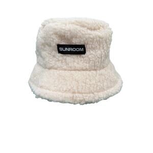 White Plush Fuzzy Wide Brim Fedora Hat Cozy Winter Style Womens One Size